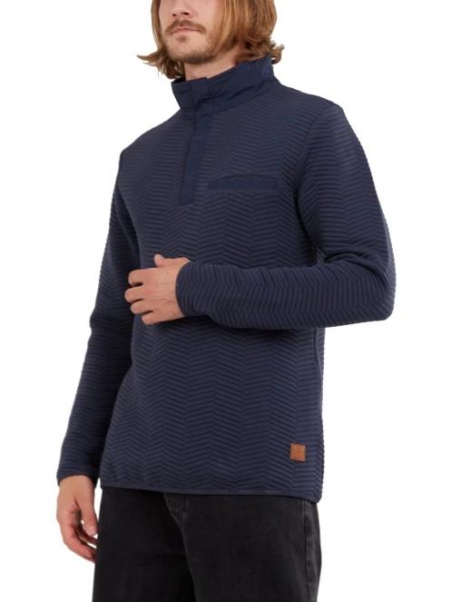 pulover pt. barbati Fundango Vertigo Sweatshirt albastru inchis 5