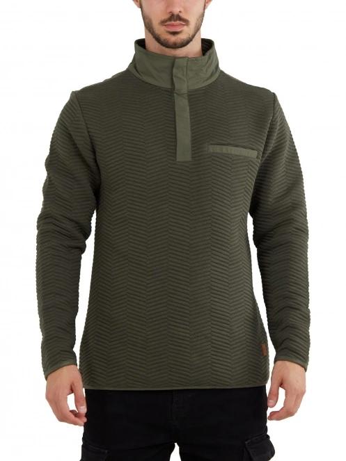 pulover pt. barbati Fundango Vertigo Sweatshirt oliv 2