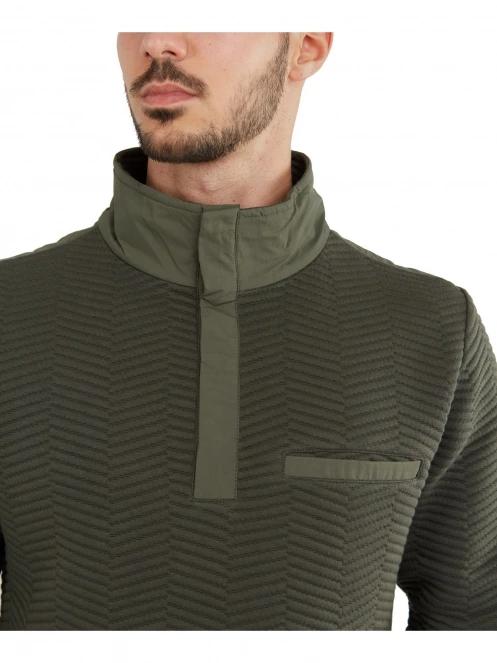 pulover pt. barbati Fundango Vertigo Sweatshirt oliv 5