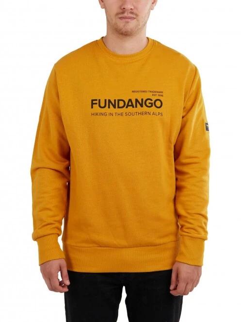 pulover pt. barbati Fundango Warren Sweatshirt galben 4