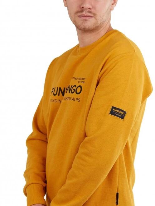 pulover pt. barbati Fundango Warren Sweatshirt galben 5