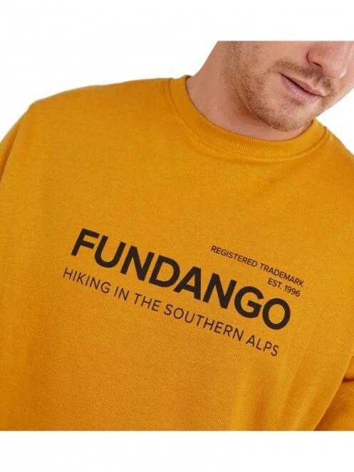 pulover pt. barbati Fundango Warren Sweatshirt galben 6