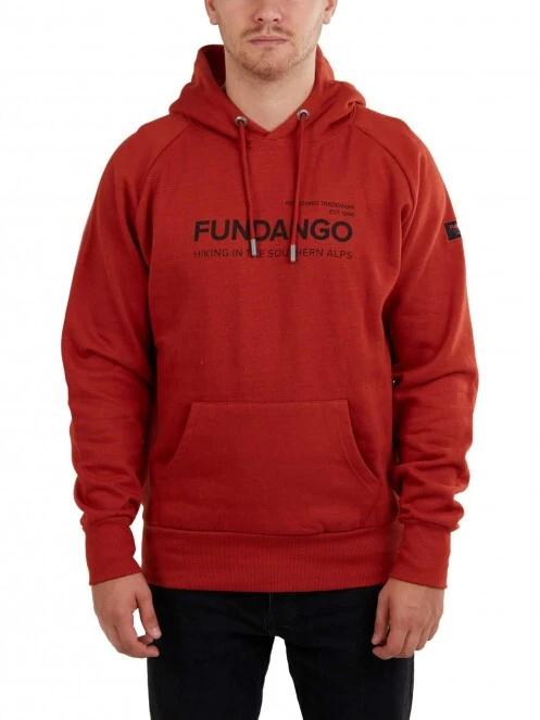 pulover cu gluga pt. barbati Fundango Dixon Hooded Sweatshirt portocaliu 2