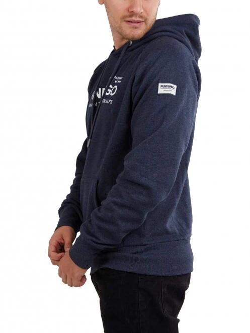 pulover cu gluga pt. barbati Fundango Dixon Hooded Sweatshirt albastru 5