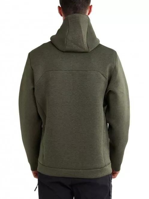 pulover cu gluga pt. barbati Fundango Hamal Tech Hoodie oliv 3
