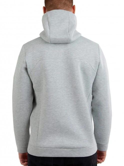 pulover cu gluga pt. barbati Fundango Hamal Tech Hoodie gri 3