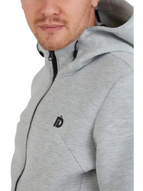 pulover cu gluga pt. barbati Fundango Hamal Tech Hoodie gri 5