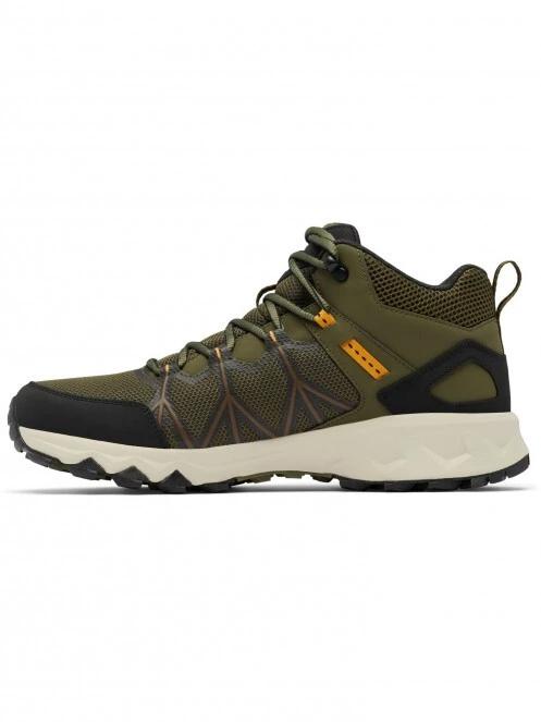 bocanci de drumetie impermeabili pt. barbati Columbia Peakfreak II Mid Outdry verde 3