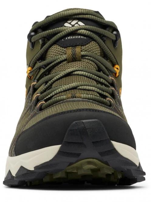 bocanci de drumetie impermeabili pt. barbati Columbia Peakfreak II Mid Outdry verde 4