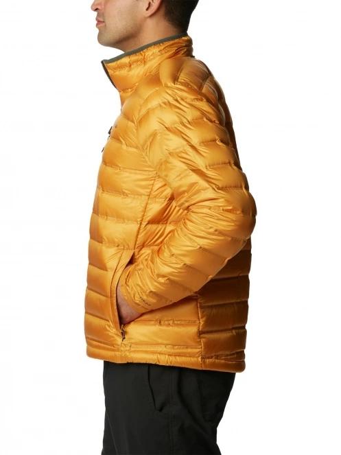 jacheta de puf pt. barbati Columbia Pebble Peak Down Jacket galben 3