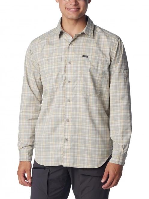 camasa de drumetie cu maneci lungi pt. barbati Columbia Silver Ridge Utility Lite Plaid Long Sleeve Shirt nisip 2