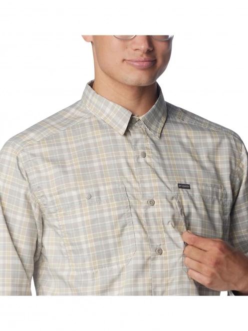 camasa de drumetie cu maneci lungi pt. barbati Columbia Silver Ridge Utility Lite Plaid Long Sleeve Shirt nisip 6
