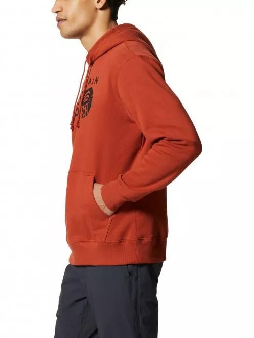 pulover cu gluga pt. barbati Mountain Hardwear MHW Logo Pullover Hoody portocaliu 4
