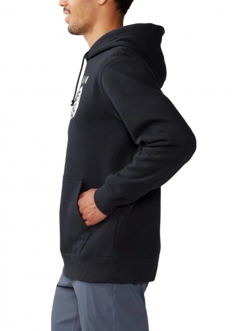 pulover cu gluga pt. barbati Mountain Hardwear MHW Logo Pullover Hoody negru 3