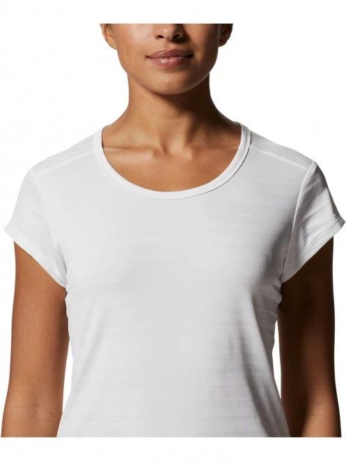tricou pentru sport, cu maneci scurte pt. femei Mountain Hardwear Mighty Stripe Short Sleeve gri 5