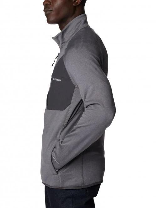 pulover polar pt. barbati Columbia Triple Canyon Full Zip gri 3