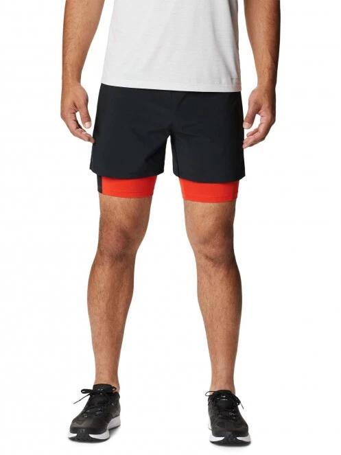 pantaloni scurti pentru sport pt. barbati Columbia M Endless Trail 2 In 1 Short negru 2