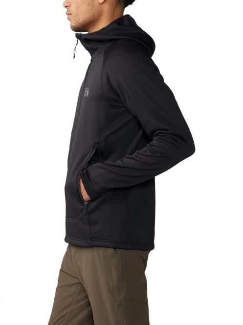 pulover polar pt. barbati Mountain Hardwear Sendura Hoody negru 3