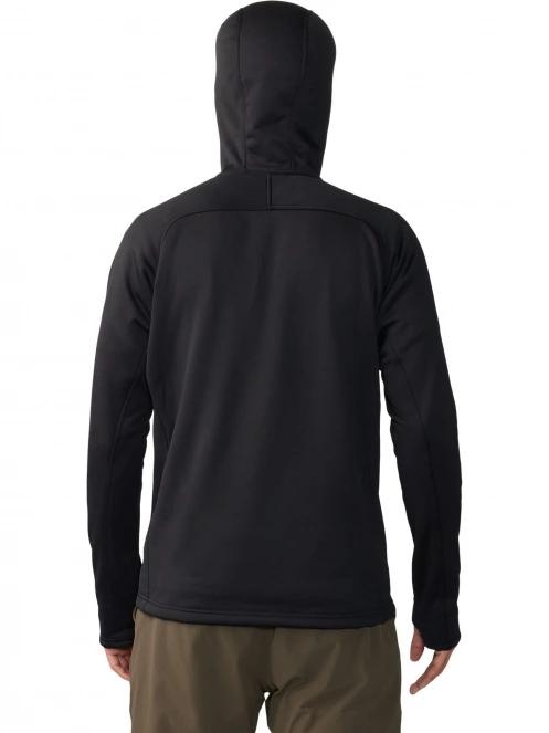 pulover polar pt. barbati Mountain Hardwear Sendura Hoody negru 4