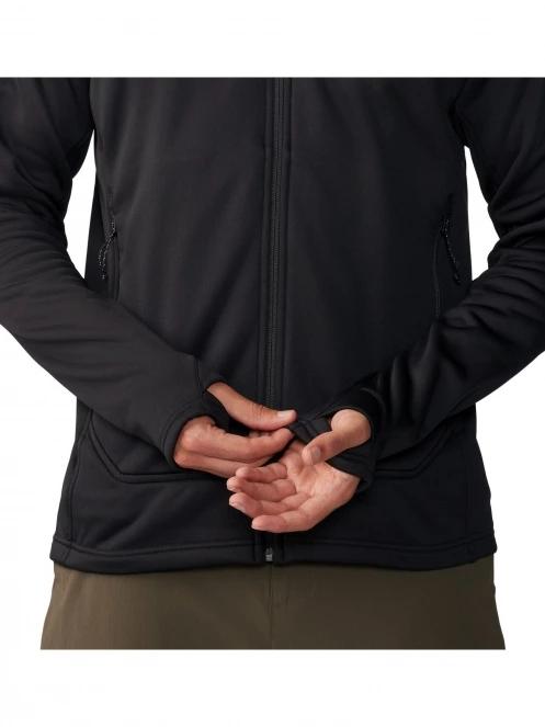 pulover polar pt. barbati Mountain Hardwear Sendura Hoody negru 7