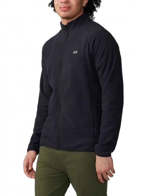 pulover polar pt. barbati Mountain Hardwear Microchill Full Zip Jacket negru 6