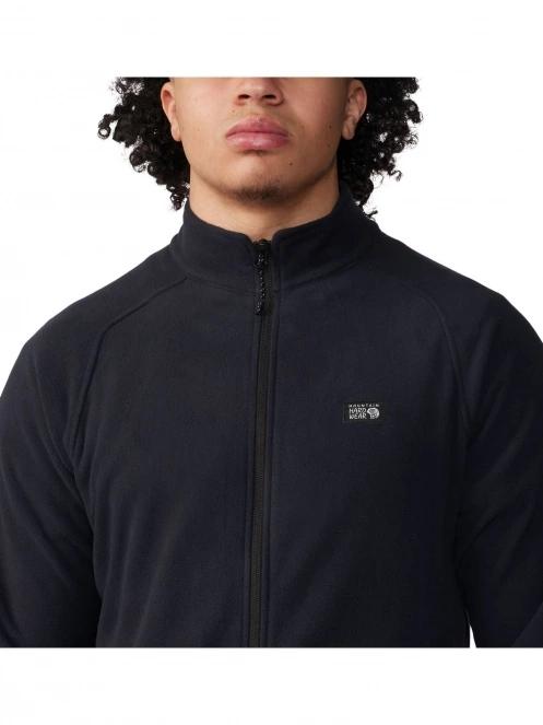 pulover polar pt. barbati Mountain Hardwear Microchill Full Zip Jacket negru 7