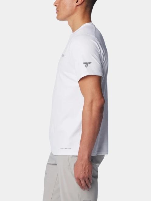tricou pentru sport, cu maneci scurte pt. barbati Columbia Summit Valley SS Crew alb 3