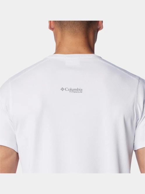 tricou pentru sport, cu maneci scurte pt. barbati Columbia Summit Valley SS Crew alb 6