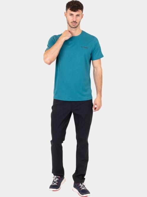 tricou cu maneci scurte pt. barbati Columbia Summit Valley SS Crew albastru 5