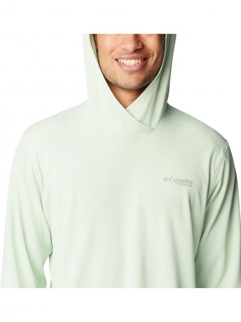 tricou cu maneci lungi, pentru sport pt. barbati Columbia Summit Valley Hoodie verde 6