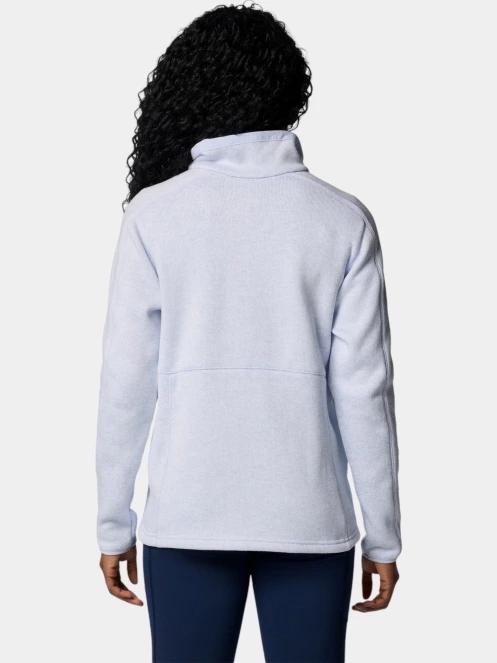 pulover polar pt. femei Columbia Sweater Weather Full Zip II albastru 4