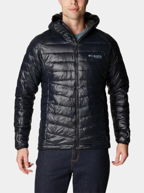 jacheta de primavara pt. barbati Columbia Platinum Peak II Hooded Jacket negru 2