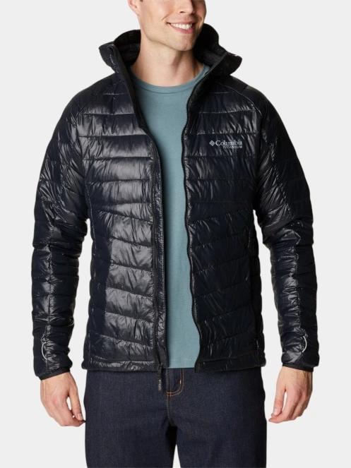 jacheta de primavara pt. barbati Columbia Platinum Peak II Hooded Jacket negru 5