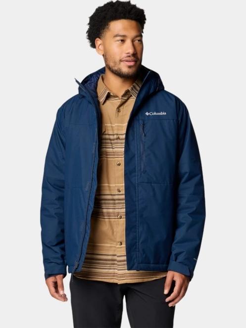 haine de ploaie pt. barbati Columbia Hikebound II Insulated Jacket albastru 6