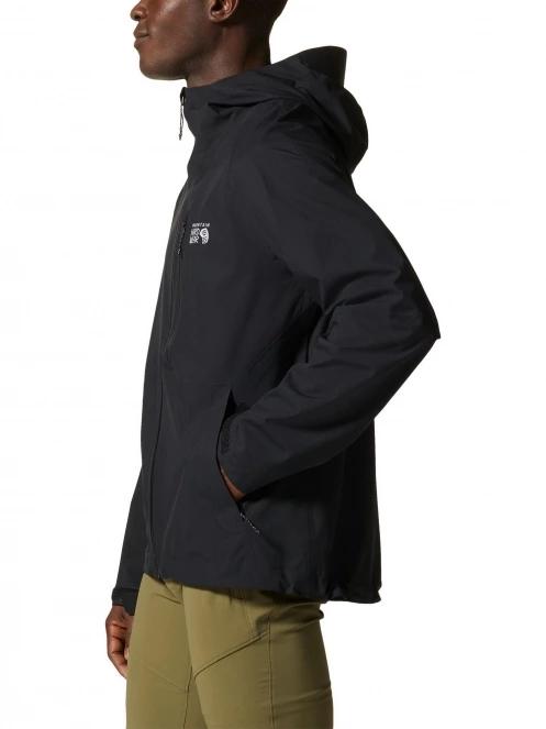 haine de ploaie pt. barbati Mountain Hardwear Stretch Ozonic Jacket negru 3