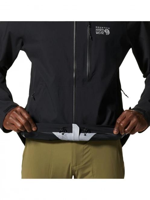 haine de ploaie pt. barbati Mountain Hardwear Stretch Ozonic Jacket negru 5