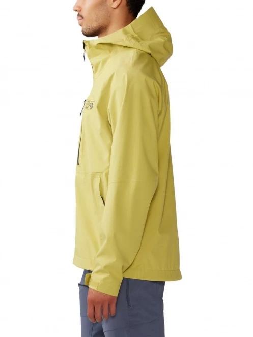 haine de ploaie pt. barbati Mountain Hardwear Stretch Ozonic Jacket galben 3