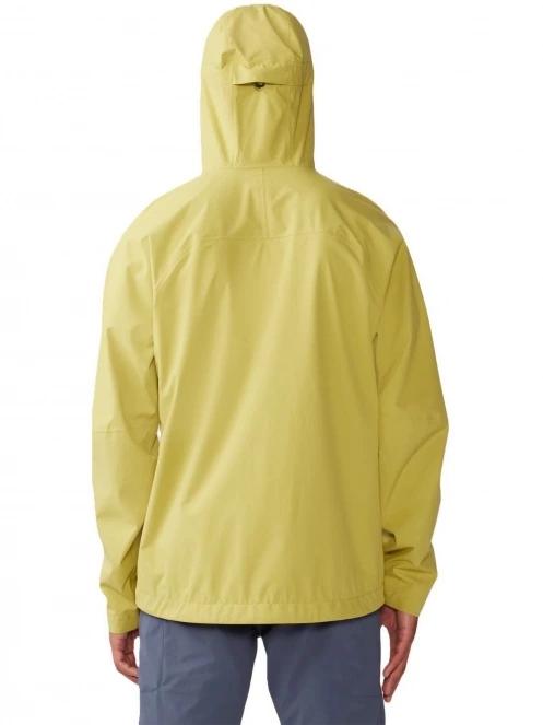 haine de ploaie pt. barbati Mountain Hardwear Stretch Ozonic Jacket galben 4
