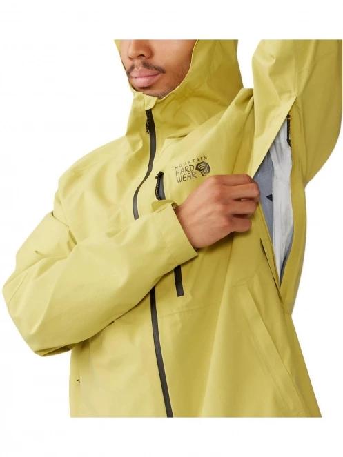 haine de ploaie pt. barbati Mountain Hardwear Stretch Ozonic Jacket galben 5
