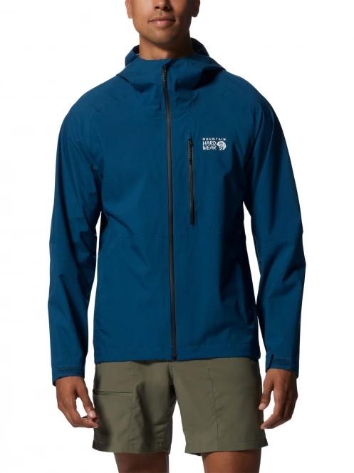 haine de ploaie pt. barbati Mountain Hardwear Stretch Ozonic Jacket albastru 2