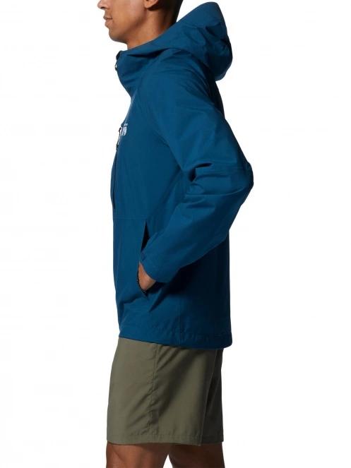 haine de ploaie pt. barbati Mountain Hardwear Stretch Ozonic Jacket albastru 3