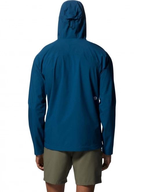haine de ploaie pt. barbati Mountain Hardwear Stretch Ozonic Jacket albastru 4