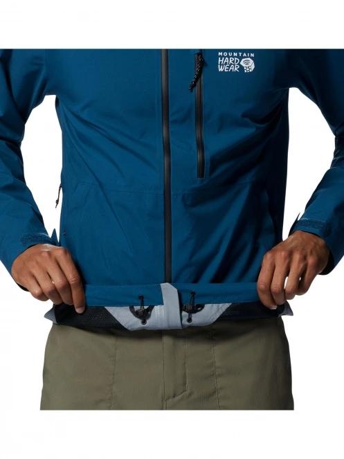 haine de ploaie pt. barbati Mountain Hardwear Stretch Ozonic Jacket albastru 6