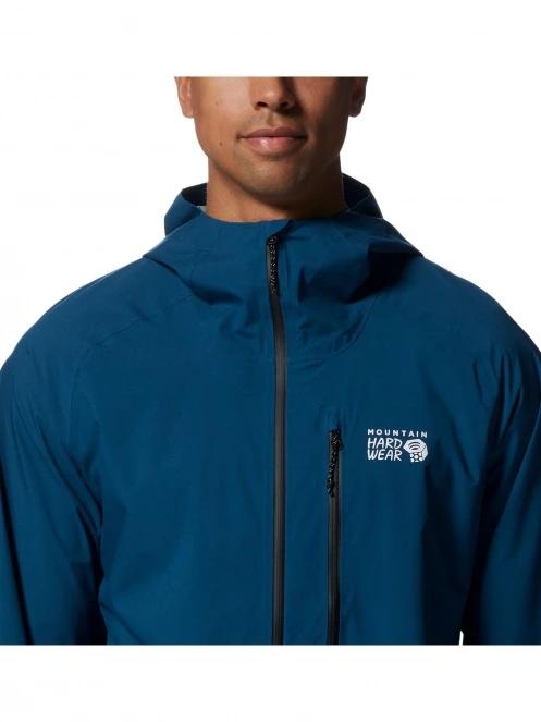 haine de ploaie pt. barbati Mountain Hardwear Stretch Ozonic Jacket albastru 7