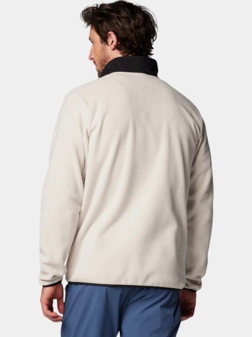 pulover polar pt. barbati Columbia Sequoia Grove Half Zip Fleece nisip 4