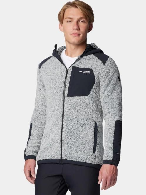 pulover polar pt. barbati Columbia Arctic Crest Sherpa Full Zip alb 2