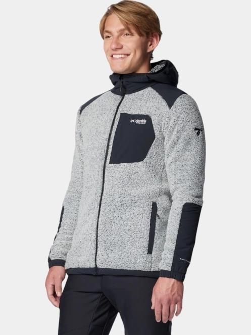 pulover polar pt. barbati Columbia Arctic Crest Sherpa Full Zip alb 3