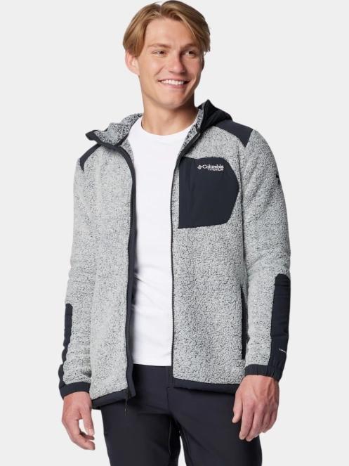 pulover polar pt. barbati Columbia Arctic Crest Sherpa Full Zip alb 6