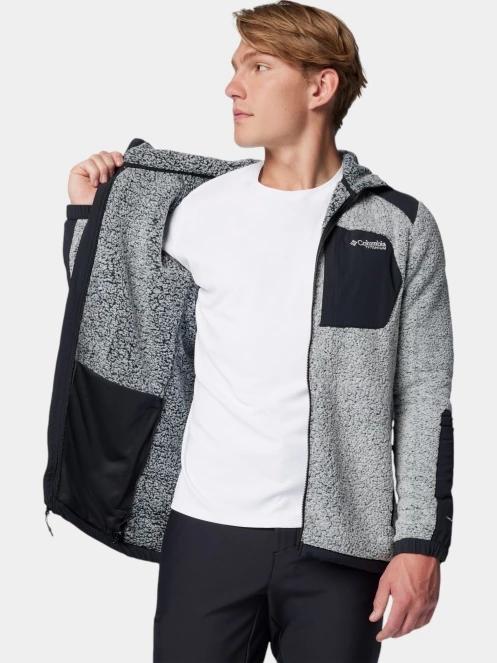 pulover polar pt. barbati Columbia Arctic Crest Sherpa Full Zip alb 7