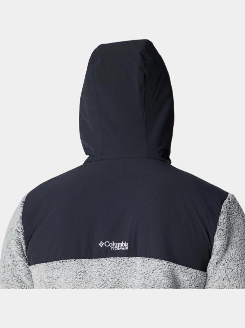 pulover polar pt. barbati Columbia Arctic Crest Sherpa Full Zip alb 8